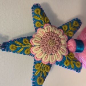 Long necklace, handmade, multicolored